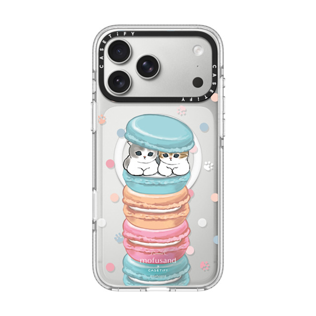 Mofusand x CASETiFY iPhone 17 Pro Max Case Cartoon,Dessert Clear Impact Clear Case MagSafe Compatible Chef's Special Mofusand x CASETiFY iPhone 17 Pro Max Case Cartoon,Dessert Clear Impact Clear Case MagSafe Compatible Chef's Special