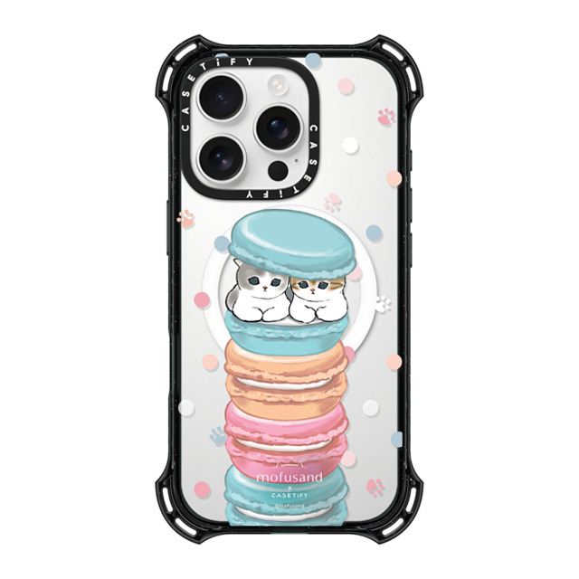 Mofusand x CASETiFY iPhone 16 Pro Case Black バウンスケース Chef's Special Mofusand x CASETiFY iPhone 16 Pro Case Black バウンスケース Chef's Special