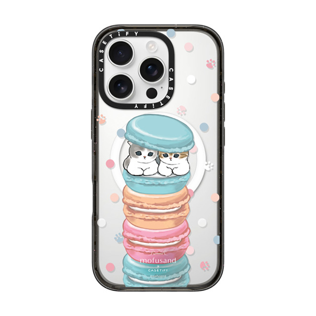 Mofusand x CASETiFY iPhone 16 Pro ケース ブラック インパクトケース MagSafe対応 Chef's Special