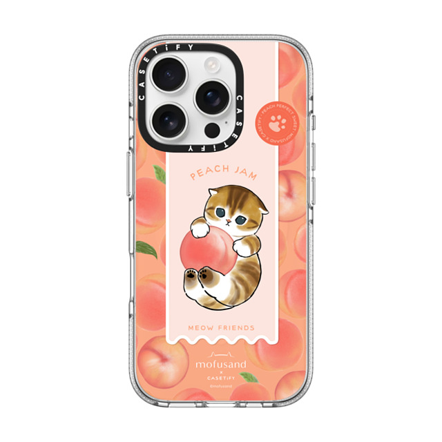 Mofusand x CASETiFY iPhone 16 Pro ケース クリア クリア ケース MagSafe対応 Let's Jam Together - Peach Back to School Mofusand x CASETiFY iPhone 16 Pro ケース クリア クリア ケース MagSafe対応 Let's Jam Together - Peach Back to School