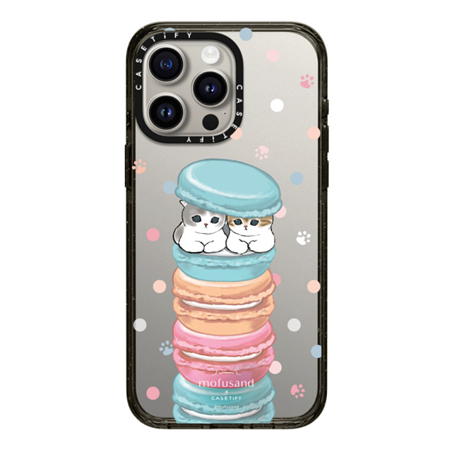 Mofusand x CASETiFY iPhone 15 Pro Max ケース ブラック インパクトケース Chef's Special