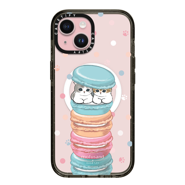 Mofusand x CASETiFY iPhone 15 ケース ブラック インパクトケース MagSafe対応 Chef's Special