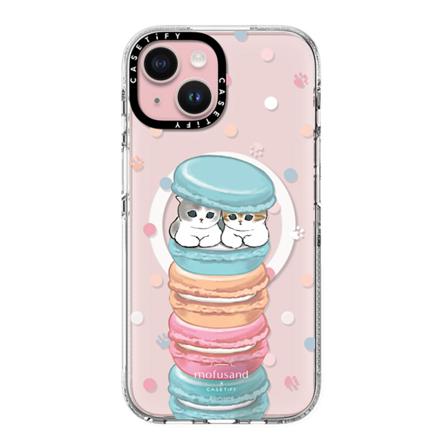 Mofusand x CASETiFY iPhone 15 ケース クリア クリア ケース MagSafe対応 Chef's Special