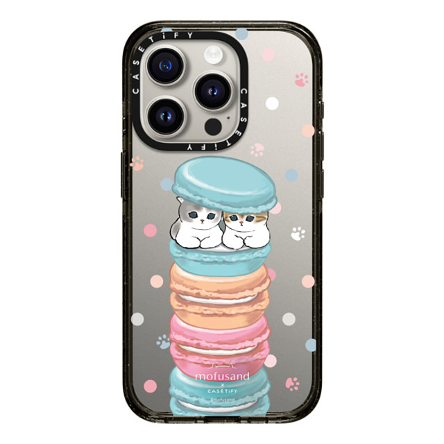 Mofusand x CASETiFY iPhone 15 Pro ケース ブラック インパクトケース Chef's Special