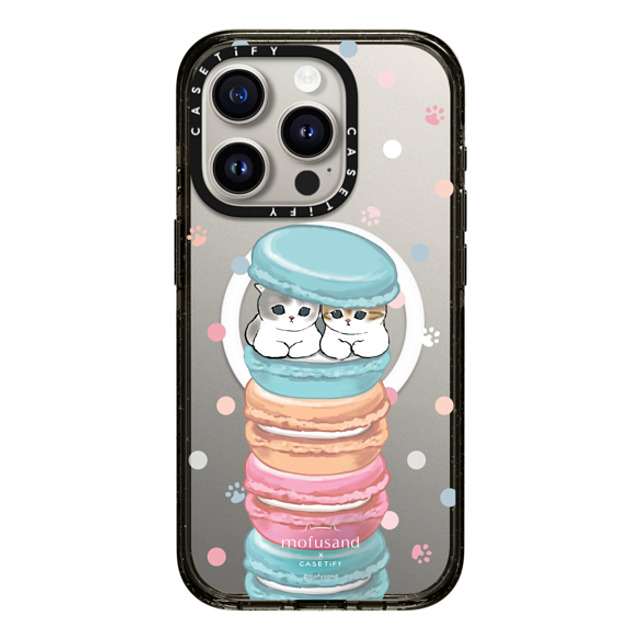 Mofusand x CASETiFY iPhone 15 Pro ケース ブラック インパクトケース MagSafe対応 Chef's Special