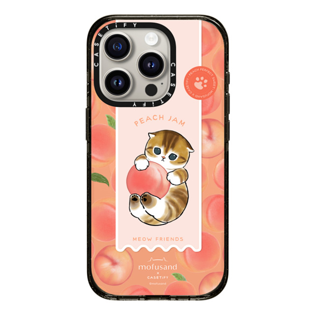 Mofusand x CASETiFY iPhone 15 Pro ケース ブラック インパクトケース MagSafe対応 Let's Jam Together - Peach Back to School Mofusand x CASETiFY iPhone 15 Pro ケース ブラック インパクトケース MagSafe対応 Let's Jam Together - Peach Back to School
