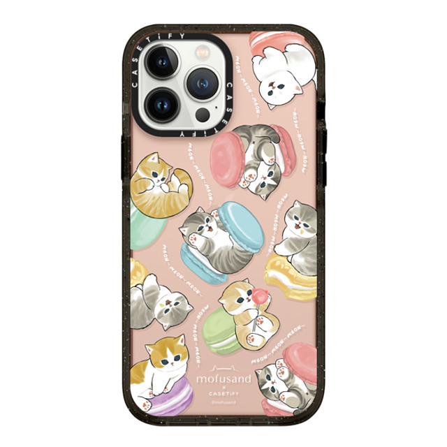 Mofusand x CASETiFY iPhone 13 Pro Max Case Black インパクトケース Do nothing or Macaroon Mother's Day Mofusand x CASETiFY iPhone 13 Pro Max Case Black インパクトケース Do nothing or Macaroon Mother's Day