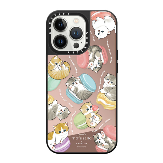 Mofusand x CASETiFY iPhone 13 Pro Case Cat,Animal Silver on Black ミラーケース MagSafe対応 Do nothing or Macaroon Back to School Mofusand x CASETiFY iPhone 13 Pro Case Cat,Animal Silver on Black ミラーケース MagSafe対応 Do nothing or Macaroon Back to School
