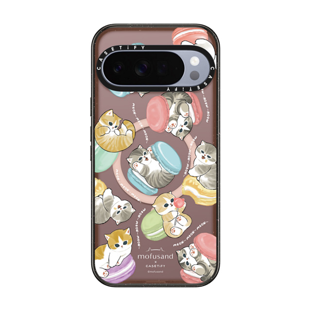 Mofusand x CASETiFY Pixel 10 Pro XL Case Cat,Animal Black Impact Magnetic Case Do nothing or Macaroon