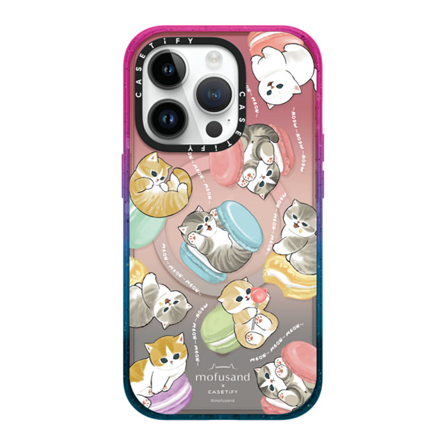 Mofusand x CASETiFY iPhone 14 Pro Case Cotton Candy Impact Case MagSafe Compatible Do nothing or Macaroon Mofusand x CASETiFY iPhone 14 Pro Case Cotton Candy Impact Case MagSafe Compatible Do nothing or Macaroon