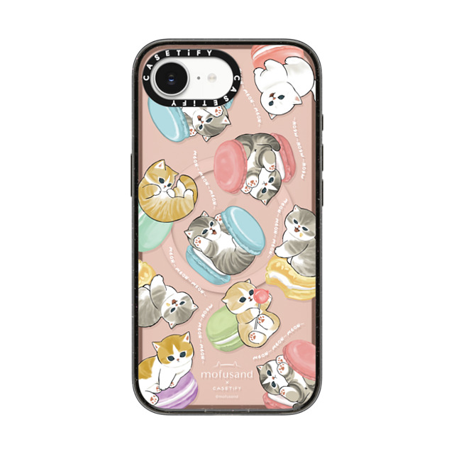Mofusand x CASETiFY iPhone 16e Case Cat,Animal Black Impact Case MagSafe Compatible Do nothing or Macaroon Father's Day Mofusand x CASETiFY iPhone 16e Case Cat,Animal Black Impact Case MagSafe Compatible Do nothing or Macaroon Father's Day