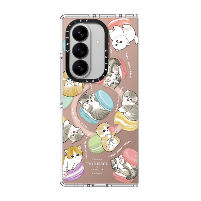 Mofusand x CASETiFY Galaxy Z Fold7 Case Cat,Animal Clear マグネット式 クリアケース Do nothing or Macaroon New iPhone Mofusand x CASETiFY Galaxy Z Fold7 Case Cat,Animal Clear マグネット式 クリアケース Do nothing or Macaroon New iPhone