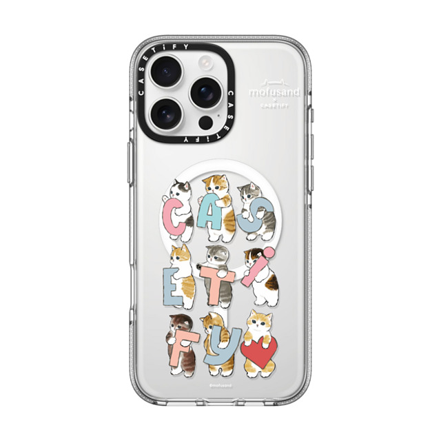 Mofusand x CASETiFY iPhone 16 Pro Max ケース クリア クリア ケース MagSafe対応 Cats-tify