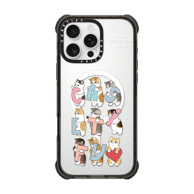 Mofusand x CASETiFY iPhone 16 Pro Max Case Black ウルトラ インパクトケース MagSafe 対応 Cats-tify Mofusand x CASETiFY iPhone 16 Pro Max Case Black ウルトラ インパクトケース MagSafe 対応 Cats-tify