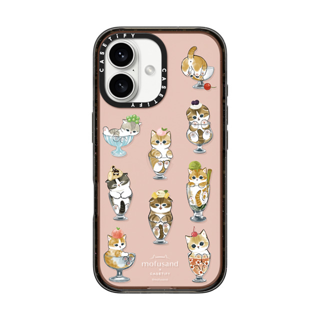 Mofusand x CASETiFY iPhone 16 ケース ブラック インパクトケース Pick Your Flavor