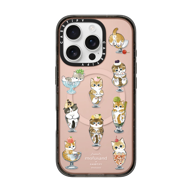 Mofusand x CASETiFY iPhone 16 Pro ケース ブラック インパクトケース MagSafe対応 Pick Your Flavor