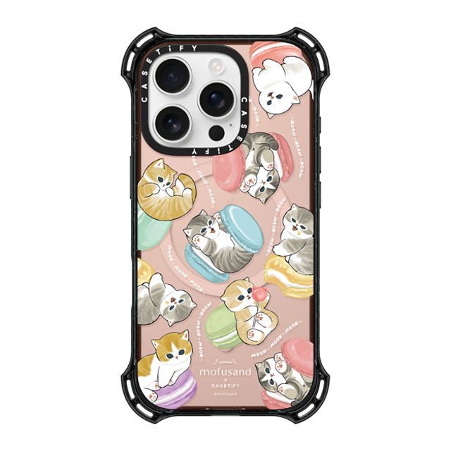 Mofusand x CASETiFY iPhone 16 Pro Case Black バウンスケース Do nothing or Macaroon Mofusand x CASETiFY iPhone 16 Pro Case Black バウンスケース Do nothing or Macaroon