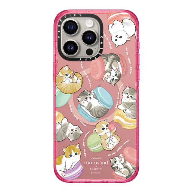 Mofusand x CASETiFY iPhone 15 Pro Max Case Pink Fizz インパクトケース MagSafe対応 Do nothing or Macaroon Mother's Day Mofusand x CASETiFY iPhone 15 Pro Max Case Pink Fizz インパクトケース MagSafe対応 Do nothing or Macaroon Mother's Day