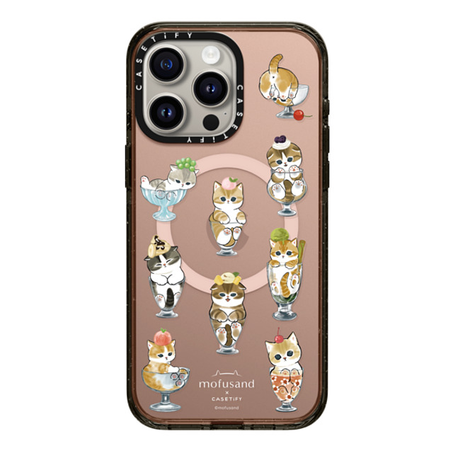 Mofusand x CASETiFY iPhone 15 Pro Max ケース ブラック インパクトケース MagSafe対応 Pick Your Flavor