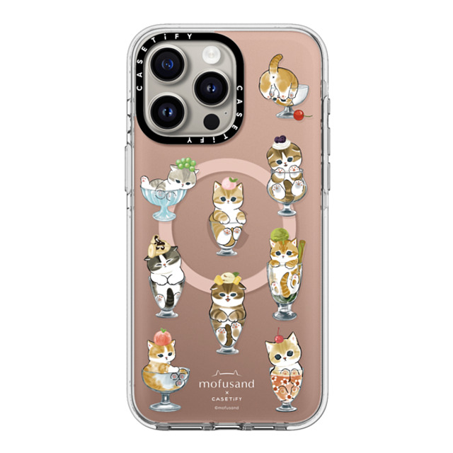 Mofusand x CASETiFY iPhone 15 Pro Max ケース クリア クリア ケース MagSafe対応 Pick Your Flavor