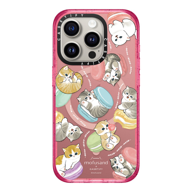 Mofusand x CASETiFY iPhone 15 Pro ケース Cat,Animal Pink Fizz インパクトケース MagSafe対応 Do nothing or Macaroon Back to School Mofusand x CASETiFY iPhone 15 Pro ケース Cat,Animal Pink Fizz インパクトケース MagSafe対応 Do nothing or Macaroon Back to School