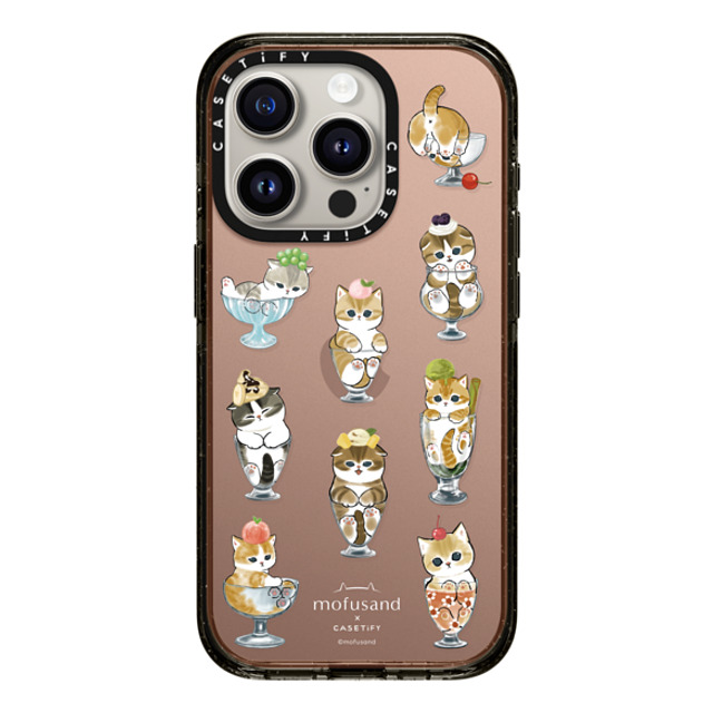 Mofusand x CASETiFY iPhone 15 Pro ケース ブラック インパクトケース Pick Your Flavor