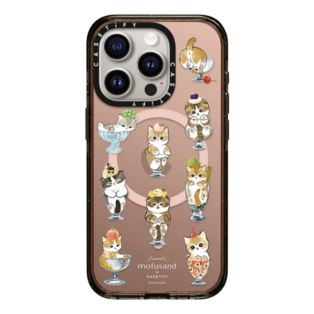 Mofusand x CASETiFY iPhone 15 Pro ケース ブラック インパクトケース MagSafe対応 Pick Your Flavor