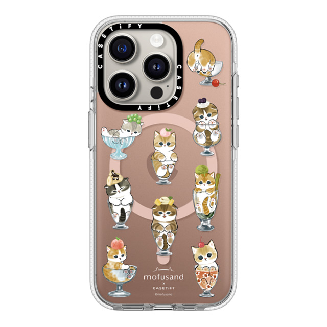 Mofusand x CASETiFY iPhone 15 Pro ケース クリア クリア ケース MagSafe対応 Pick Your Flavor