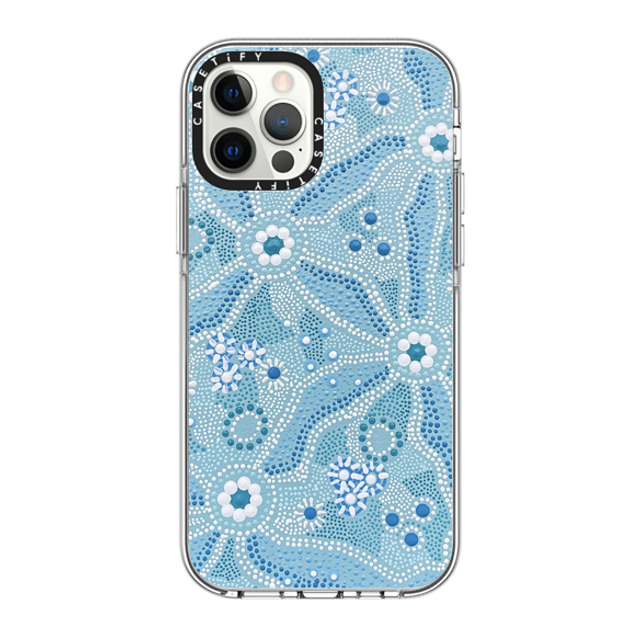 Krubi Creative x CASETiFY iPhone 12 Pro Case Nature,Fine Art Clear Clear Case MagSafe Compatible Nadyung (Water) - Aboriginal Art Mother's Day Krubi Creative x CASETiFY iPhone 12 Pro Case Nature,Fine Art Clear Clear Case MagSafe Compatible Nadyung (Water) - Aboriginal Art Mother's Day