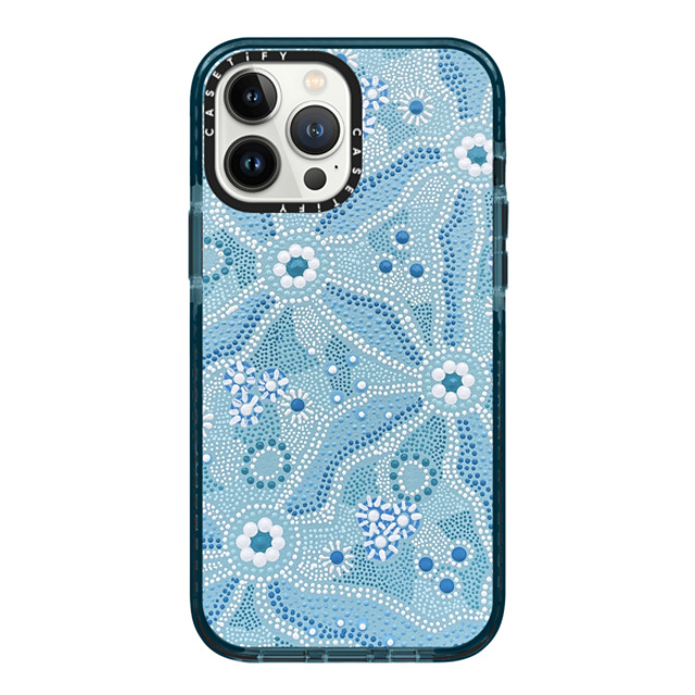 Krubi Creative x CASETiFY iPhone 13 Pro Max Case Nature,Fine Art Pacific Blue Impact Case Nadyung (Water) - Aboriginal Art Back to School Krubi Creative x CASETiFY iPhone 13 Pro Max Case Nature,Fine Art Pacific Blue Impact Case Nadyung (Water) - Aboriginal Art Back to School