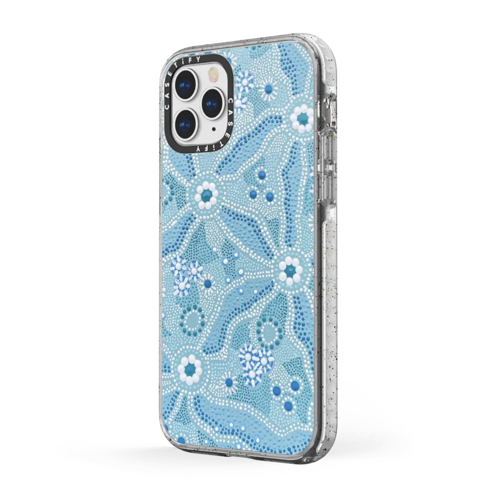 Impact iPhone 14 Pro Case MagSafe Compatible - Nadyung (Water) - Aboriginal Art