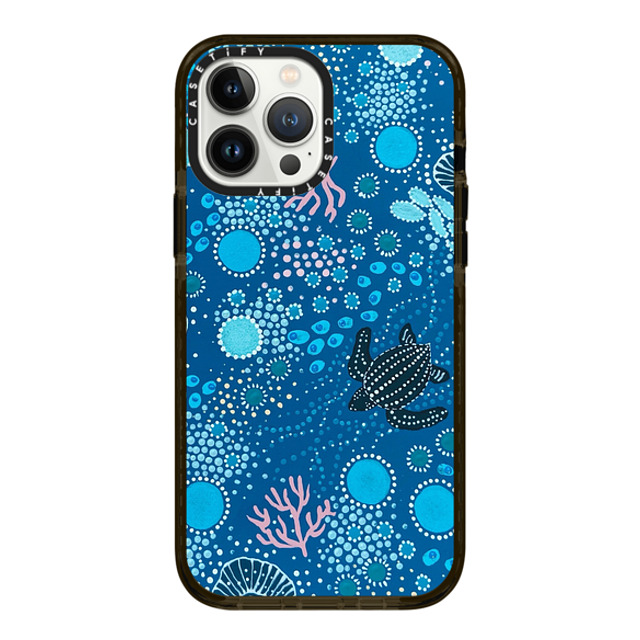 Krubi Creative x CASETiFY iPhone 13 Pro Max Case Black Impact Case MagSafe Compatible Ocean is Calling Back to School Krubi Creative x CASETiFY iPhone 13 Pro Max Case Black Impact Case MagSafe Compatible Ocean is Calling Back to School