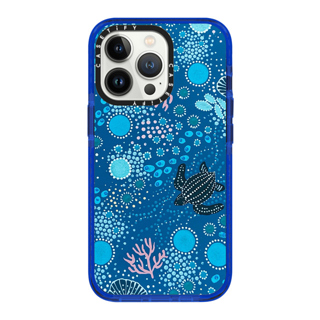 Krubi Creative x CASETiFY iPhone 13 Pro Case ブルー Impact Case MagSafe Compatible Ocean is Calling Back to School Krubi Creative x CASETiFY iPhone 13 Pro Case ブルー Impact Case MagSafe Compatible Ocean is Calling Back to School