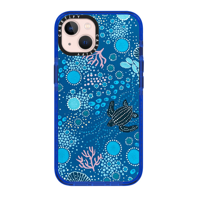 Krubi Creative x CASETiFY iPhone 13 Case ブルー Impact Case MagSafe Compatible Ocean is Calling Mother's Day Krubi Creative x CASETiFY iPhone 13 Case ブルー Impact Case MagSafe Compatible Ocean is Calling Mother's Day