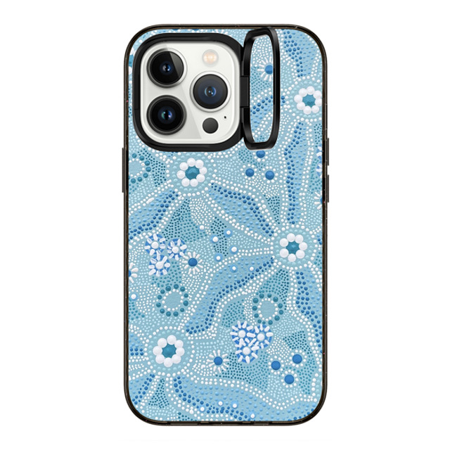 Krubi Creative x CASETiFY iPhone 13 Pro Case Nature,Fine Art Black インパクトリングスタンドケース MagSafe対応 Nadyung (Water) - Aboriginal Art Back to School Krubi Creative x CASETiFY iPhone 13 Pro Case Nature,Fine Art Black インパクトリングスタンドケース MagSafe対応 Nadyung (Water) - Aboriginal Art Back to School