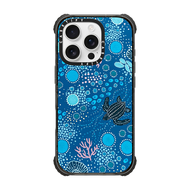 Krubi Creative x CASETiFY iPhone 16 Pro ケース ブラック ウルトラ インパクトケース MagSafe 対応 Ocean is Calling Father's Day Krubi Creative x CASETiFY iPhone 16 Pro ケース ブラック ウルトラ インパクトケース MagSafe 対応 Ocean is Calling Father's Day
