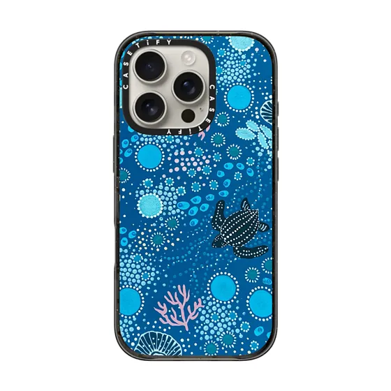 Impact iPhone 16 Pro Case MagSafe Compatible - Nadyung (Water) - Aboriginal Art