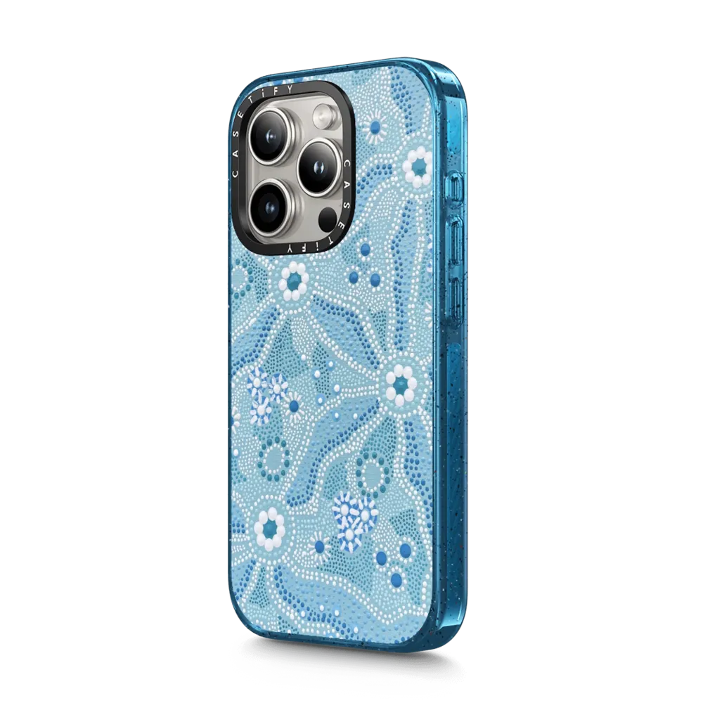 Impact iPhone 15 Pro Max Case MagSafe Compatible - Nadyung (Water) - Aboriginal Art