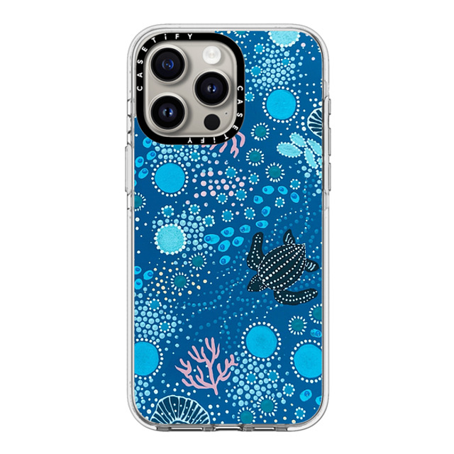 Krubi Creative x CASETiFY iPhone 15 Pro Max ケース クリア クリア ケース MagSafe対応 Ocean is Calling