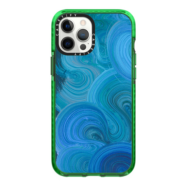 Katie Over x CASETiFY iPhone 12 Pro Max ケース グリーン インパクトケース High Seas