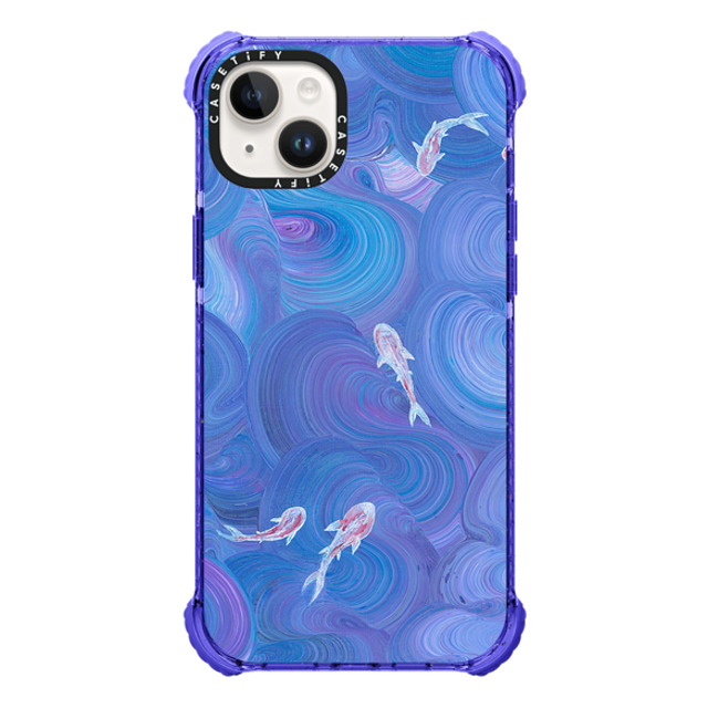 Katie Over x CASETiFY iPhone 14 Plus Case Summer,Animal Peri Purple ウルトラインパクトケース Koi in The Deep Mother's Day Katie Over x CASETiFY iPhone 14 Plus Case Summer,Animal Peri Purple ウルトラインパクトケース Koi in The Deep Mother's Day