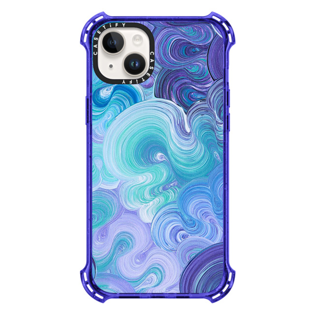 Katie Over x CASETiFY iPhone 14 Plus Case Rainbow,Pattern Peri Purple バウンスケース Mermaid Back to School Katie Over x CASETiFY iPhone 14 Plus Case Rainbow,Pattern Peri Purple バウンスケース Mermaid Back to School
