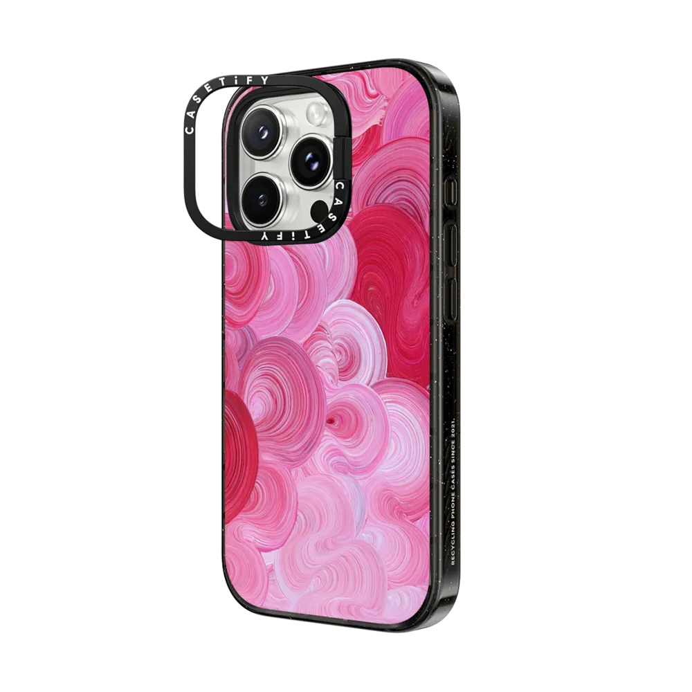 Impact Ring Stand iPhone 16 Pro Max Case MagSafe Compatible - Strawberry Dream