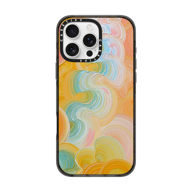 Katie Over x CASETiFY iPhone 16 Pro Max Case Rainbow,Abstract Black Impact Case MagSafe Compatible Effervescence Back to School Katie Over x CASETiFY iPhone 16 Pro Max Case Rainbow,Abstract Black Impact Case MagSafe Compatible Effervescence Back to School