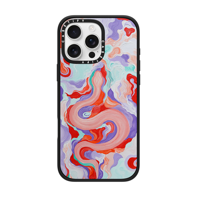Katie Over x CASETiFY iPhone 16 Pro Max Case Fine Art Matte Black Impact Case MagSafe Compatible Serpentine by Katie Over Back to School Katie Over x CASETiFY iPhone 16 Pro Max Case Fine Art Matte Black Impact Case MagSafe Compatible Serpentine by Katie Over Back to School
