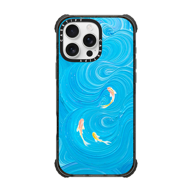 Katie Over x CASETiFY iPhone 16 Pro Max Case Fine Art Black ウルトラ インパクトケース MagSafe 対応 Swimming Koi by Katie Over Mother's Day Katie Over x CASETiFY iPhone 16 Pro Max Case Fine Art Black ウルトラ インパクトケース MagSafe 対応 Swimming Koi by Katie Over Mother's Day
