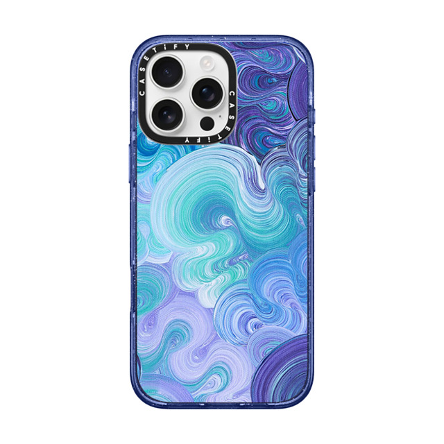 Katie Over x CASETiFY iPhone 16 Pro Max Case Rainbow,Pattern Glitter Indigo Impact Case MagSafe Compatible Mermaid Back to School Katie Over x CASETiFY iPhone 16 Pro Max Case Rainbow,Pattern Glitter Indigo Impact Case MagSafe Compatible Mermaid Back to School