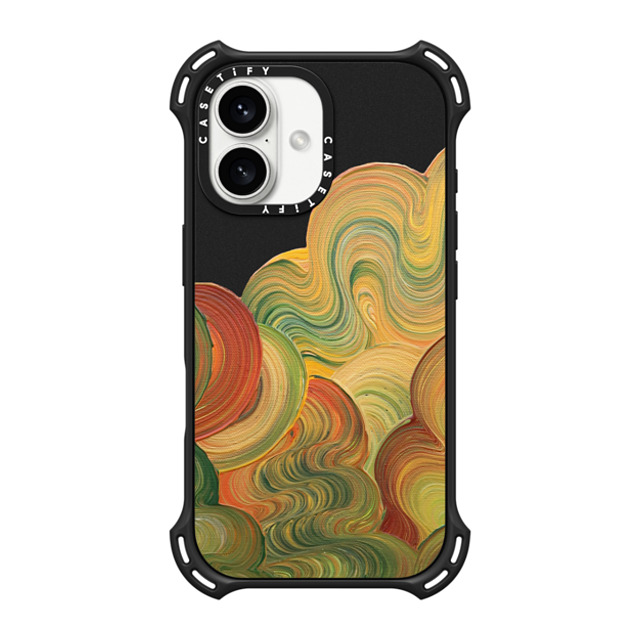 Katie Over x CASETiFY iPhone 16 Case Matte Black バウンスケース Moon Cactus Back to School Katie Over x CASETiFY iPhone 16 Case Matte Black バウンスケース Moon Cactus Back to School