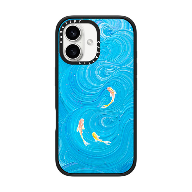 Katie Over x CASETiFY iPhone 16 Case Fine Art Matte Black Impact Case MagSafe Compatible Swimming Koi by Katie Over Father's Day Katie Over x CASETiFY iPhone 16 Case Fine Art Matte Black Impact Case MagSafe Compatible Swimming Koi by Katie Over Father's Day