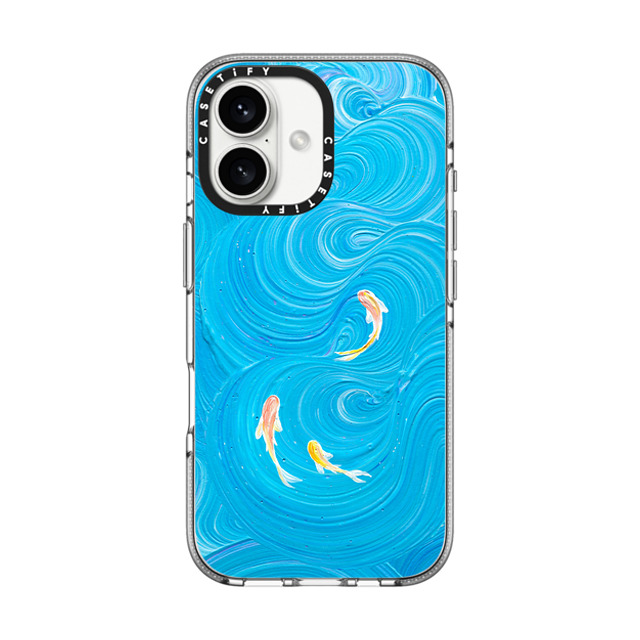 Katie Over x CASETiFY iPhone 16 Case Fine Art Clear Clear Case MagSafe Compatible Swimming Koi by Katie Over Father's Day Katie Over x CASETiFY iPhone 16 Case Fine Art Clear Clear Case MagSafe Compatible Swimming Koi by Katie Over Father's Day